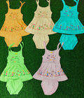Newborn Baby Girls' Frock Panty Set | Combo No 27