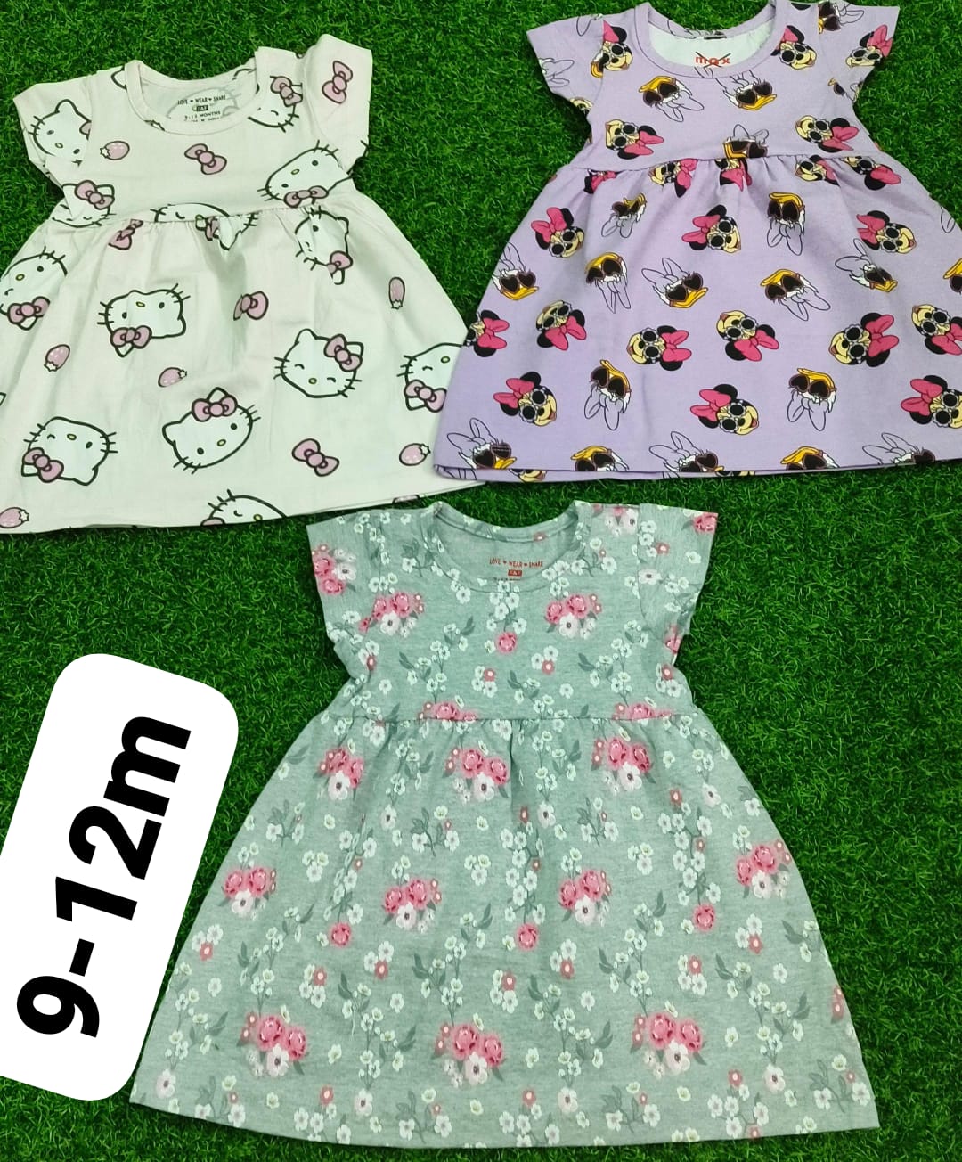 Branded Baby Girls' Frocks |Combo No. 8