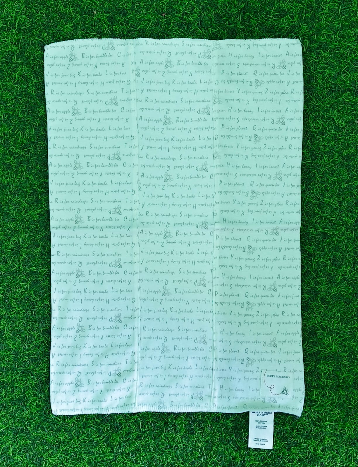Burt bee branded Burb cloth organic cotton