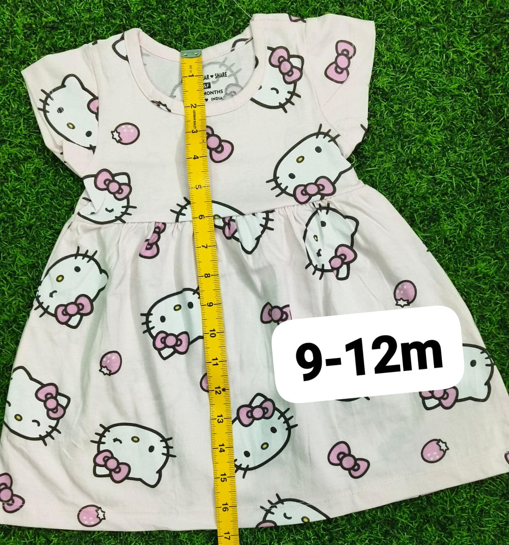 Branded Baby Girls' Frocks |Combo No. 8