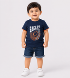 Boy's T-Shirt - Combo No 33 (Pack of 5 pieces)