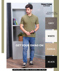 Mens collar Tshirt imported fabric