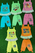 Baby Girls' Sleevless Top & Bottom Set | Combo No 29