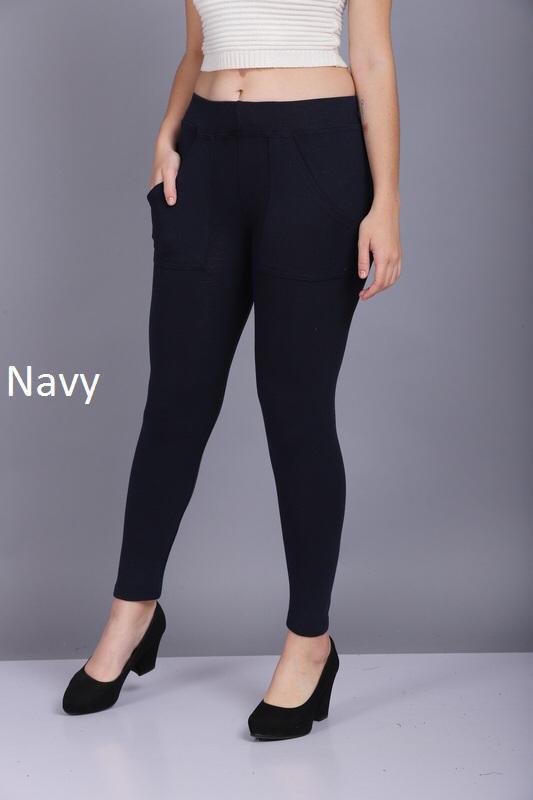 Jeggings with Double Side Pockets