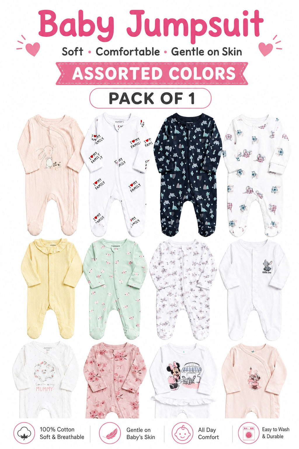 Unisex Baby Jumpsuits