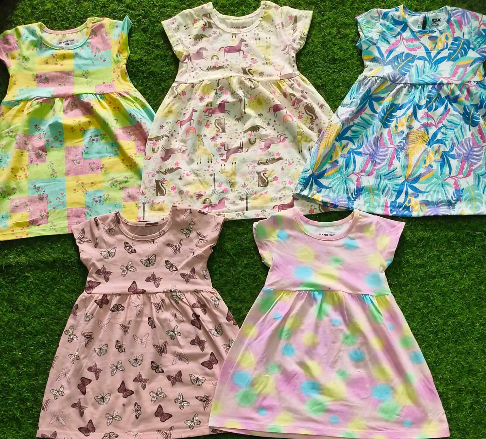 Branded Girl's Frocks | Wholesale MOQ 30pieces