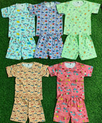 Unisex Kids Shorts Co-Ord Set | Combo No. 3