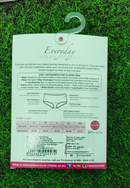 Boxer model Ladies enamour branded Brief single piece