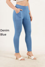 Jeggings with Double Side Pockets