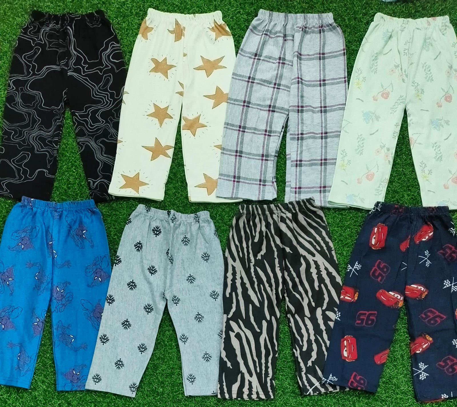 Unisex Kids' AOP Full Length Pants | Combo No 17