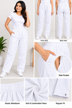 Women's cotton straight pant