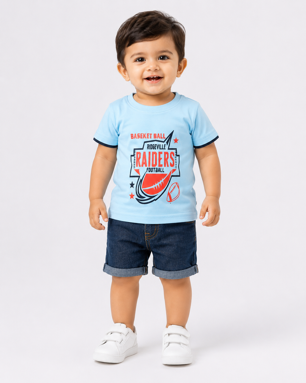 Boy's T-Shirt - Combo No 33 (Pack of 5 pieces)