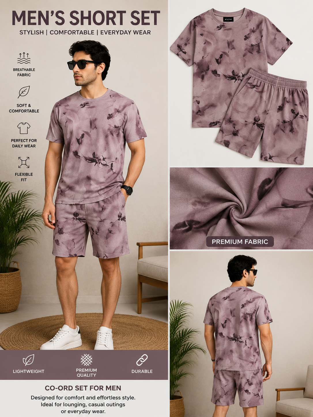 My Attire Brand Men's Co-Ord Set