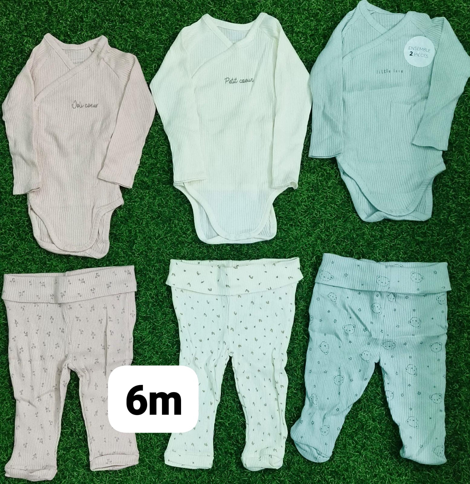 Organic Cotton Baby Romper Set