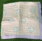 Baby crinkled 6layer muslin blanket