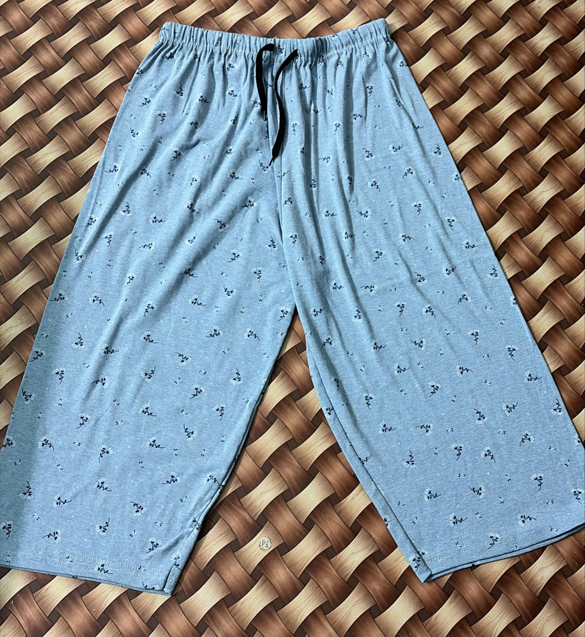 Women's 3/4 th printed pant single