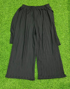 Textured Design Womens' Palazzo Pants