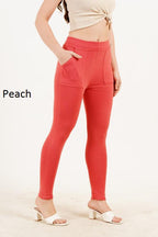 Jeggings with Double Side Pockets