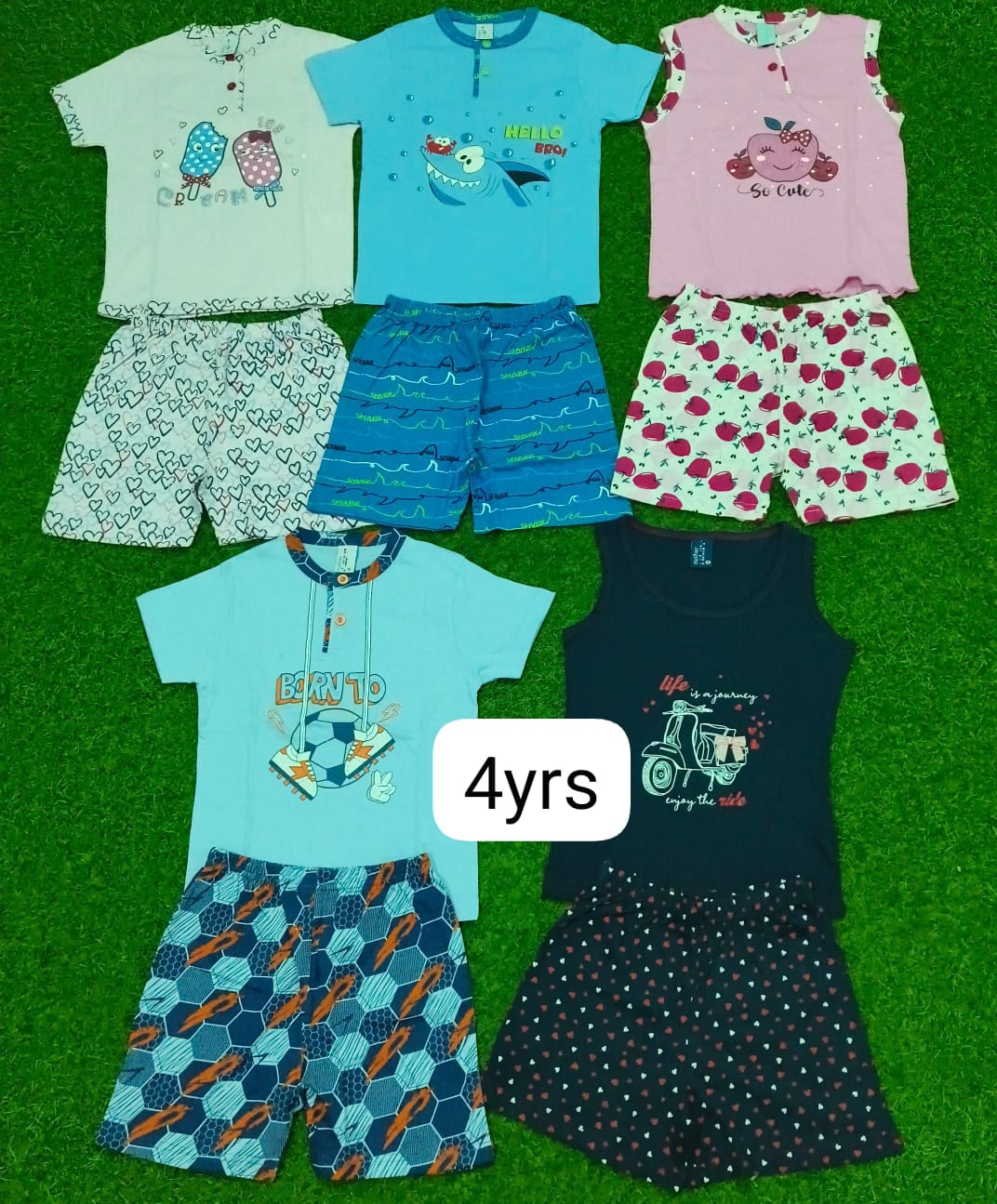 Kids Pants & Shorts Set
