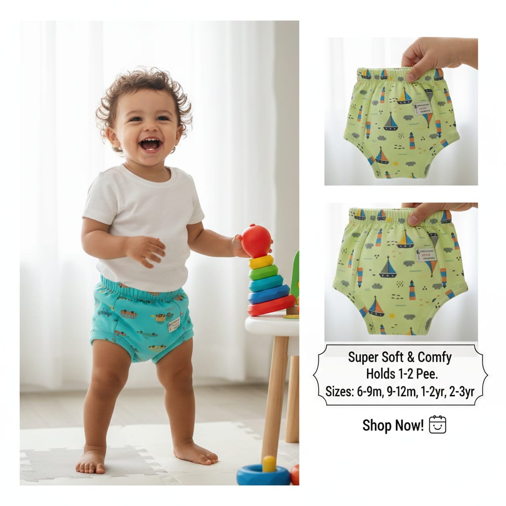 Reusable Cloth Potty Training Comfort Fit Diaper