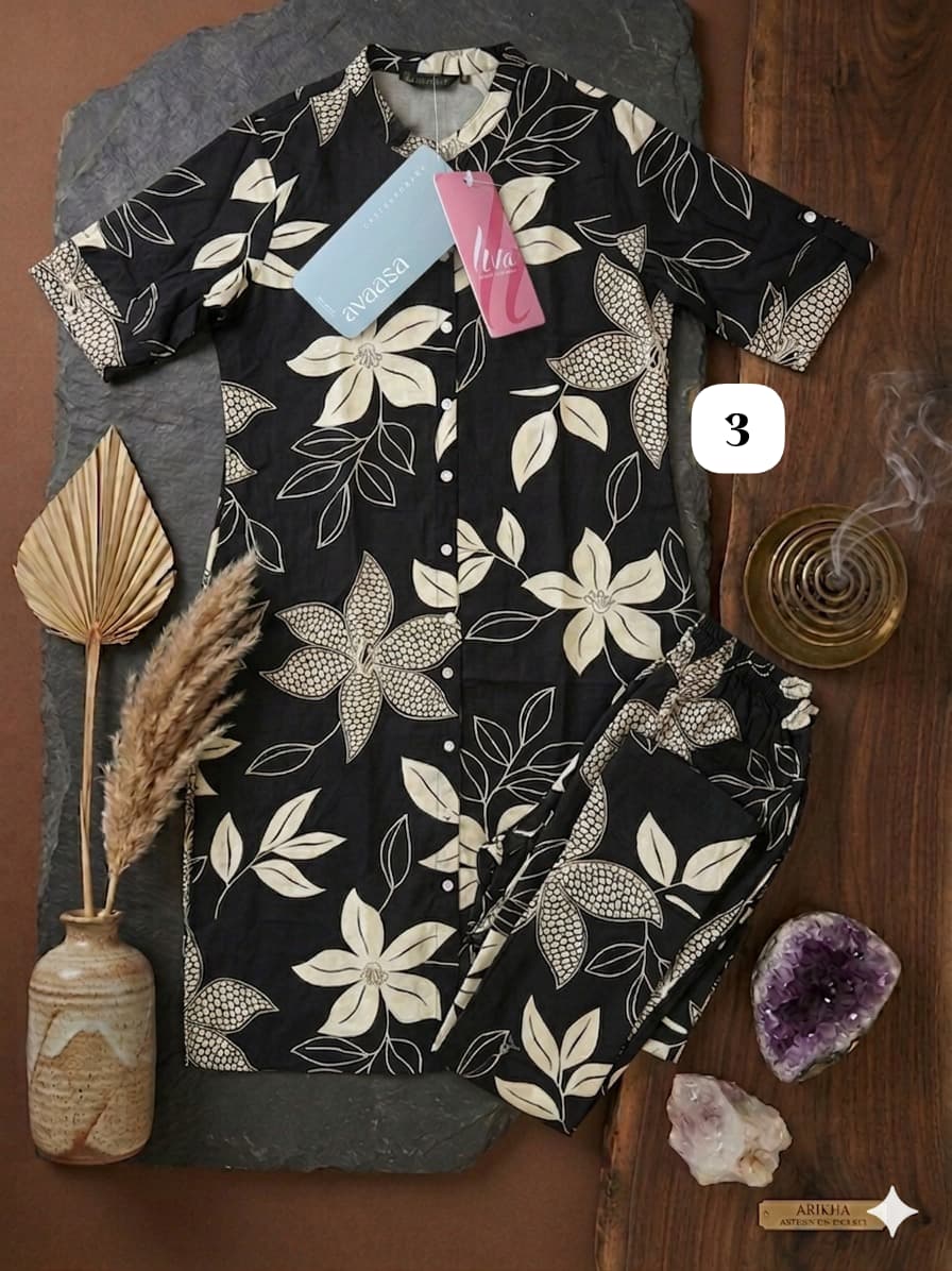 Avaasa Brand Kurti Co Ord Set