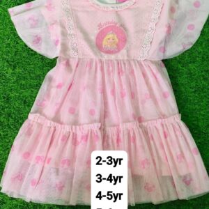 Girls baby pink fancy frock