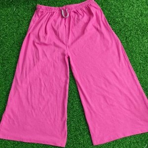 Ladies ribbed stretchable jumbo size plazoo it's free size fit upto 48 size hip